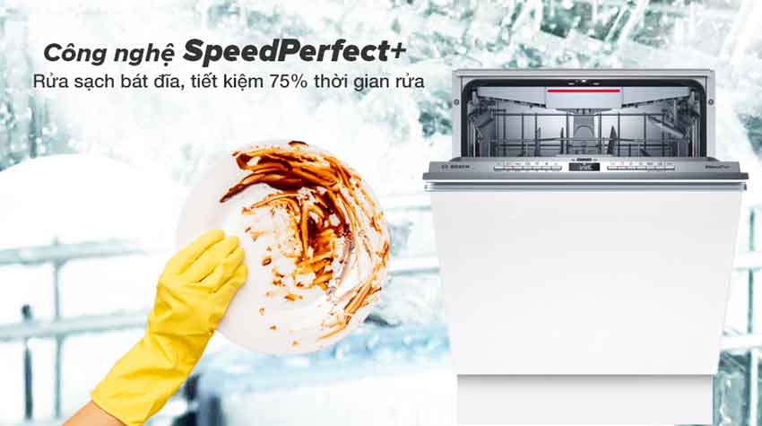 Công nghệ Speedperfect máy rửa bát Bosch