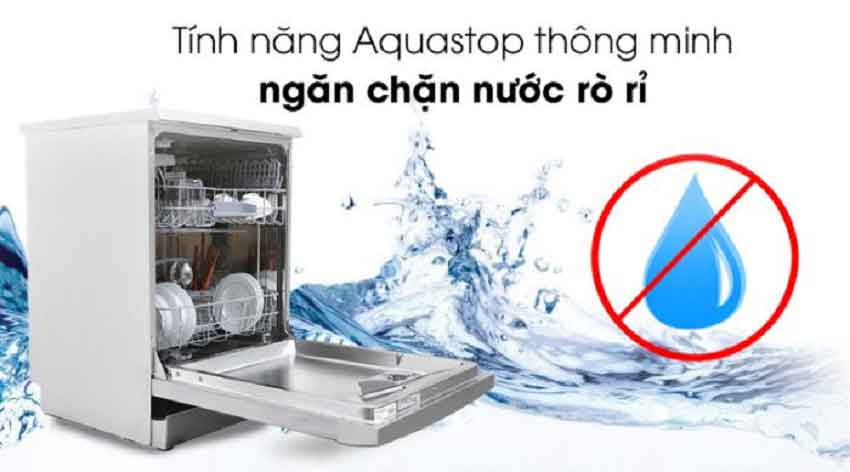 Đảm bảo an toàn khi dùng với tính năng Aquastop 