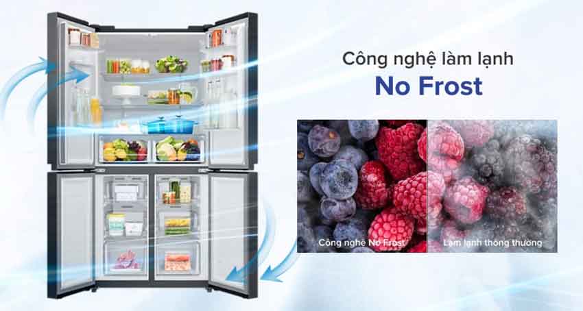 Diễn đàn rao vặt: Tủ lạnh 5 cửa kiểu Pháp Bosch KFN86AA76J Cong-nghe-no-frost