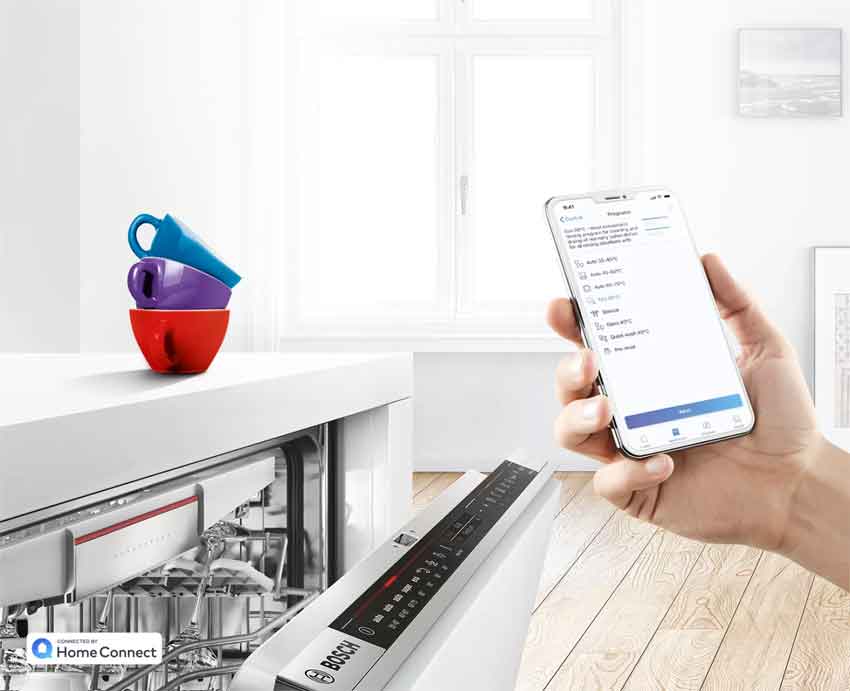 Máy rửa bát Bosch SPI2HKS59E - serie 2 9 Kết nối và điều khiển máy rửa bát Bosch SPI2HKS59E từ xa