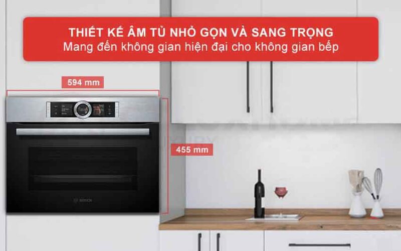 Lò nướng hấp Bosch CSG636BS3 - Series 8 7 Lò nướng hấp Bosch CSG636BS3 âm tủ