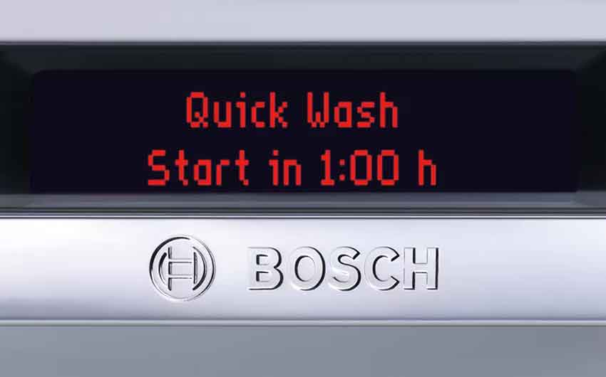 Máy rửa bát Bosch SMI4HCS48E - lắp âm sang trọng 10 Tính năng hẹn giờ máy rửa bát Bosch