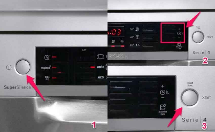 Hướng dẫn sử dụng máy rửa bát Bosch SMS46MI05E 10 hen gio - Hướng dẫn sử dụng máy rửa bát Bosch SMS46MI05E