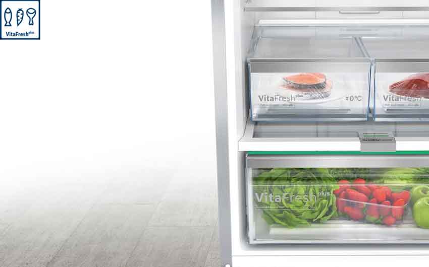 Tủ lạnh Bosch KSV36VI3P - tủ lạnh đơn 1 cánh 9 ngăn cấp đông mềm VitaFresh