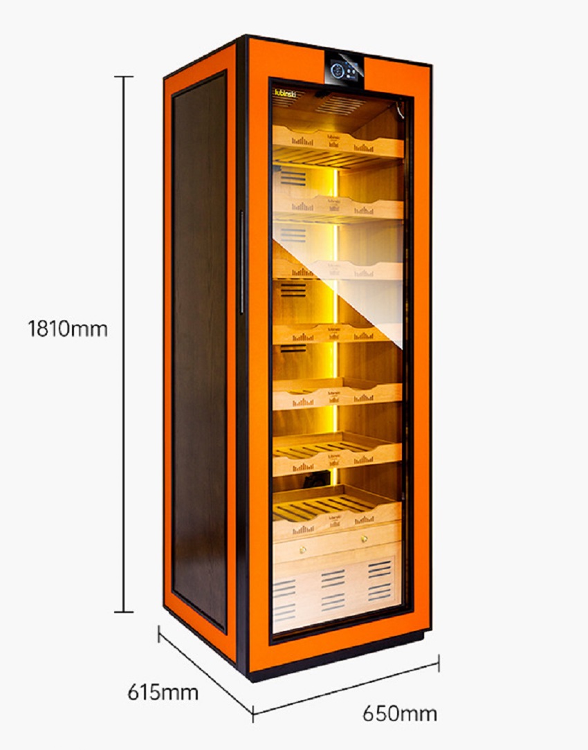 Bản vẽ kỹ thuật Tủ bảo quản xì gà Lubinski RA997 - hiện đại, cao cấp