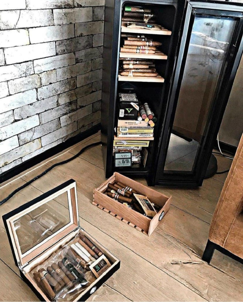 Tủ ủ xì gà, tủ xì gà cắm điện Klarstein KL10034887 cao cấp Tu-bao-quan-xi-ga-Klarstein-KL10034887