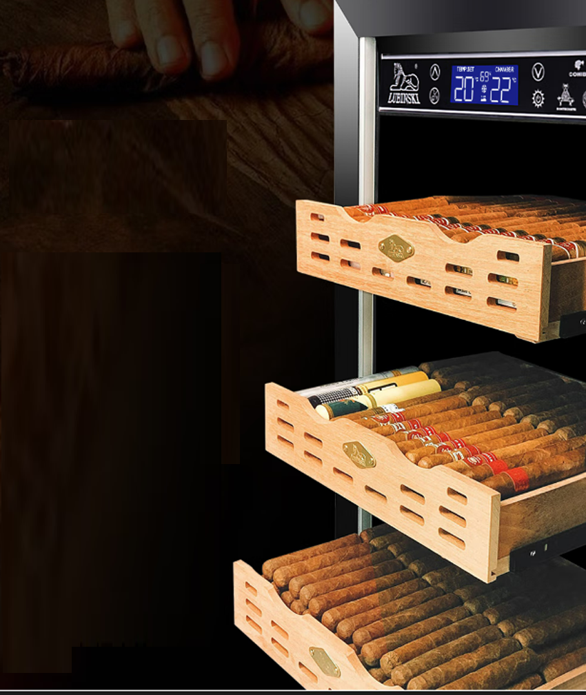 Diễn đàn rao vặt: Lubinski RA779, tủ bảo quản cigar cắm điện, dung tích 80 lít Khay-go-tuyet-tung