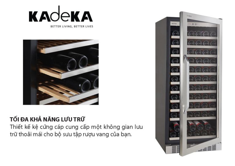 Tủ rượu vang Kadeka KA110WR, đẹp, giá rẻ nhất Tu-uop-ruou-kadeka-ka110wr-thiet-ke-ke-768x542