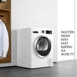 Máy giặt không xả nước nguyên nhân và khắc phục