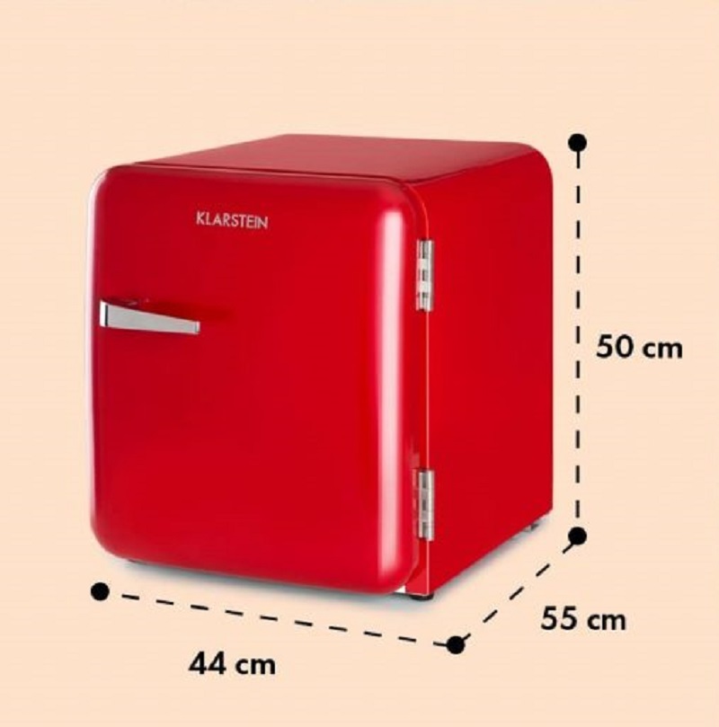 Bản vẽ kỹ thuật Tủ lạnh Klarstein Audrey mini Retro 48L - giá rẻ