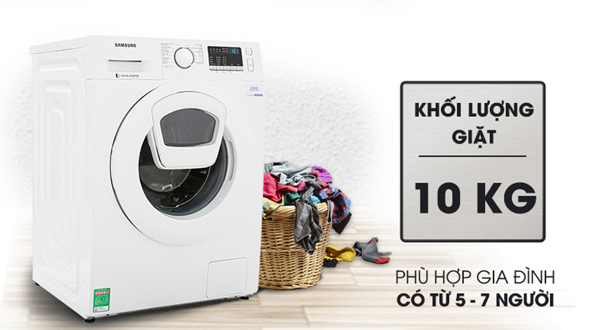 Nên mua máy giặt hãng nào 8 Máy có khối lượng giặt 10kg