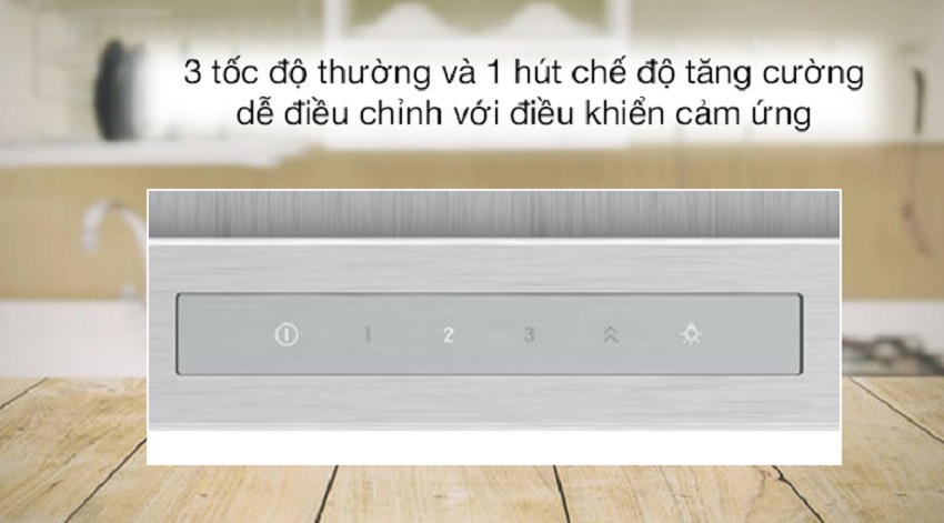 Đánh giá máy hút mùi Bosch DWB77CM50 có nên mua hay không? 6 dieu khien bosch DWB77CM50 - Đánh giá máy hút mùi Bosch DWB77CM50 có nên mua hay không?
