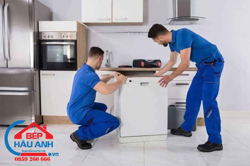 Chia sẻ kinh nghiệm sử dụng máy rửa chén bát hiệu quả. 6 Vị trí lắp đặt máy rửa bát an toàn