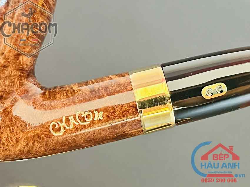 Tẩu xì gà và thuốc sợi làm từ gỗ thạch nam cao cấp - Chacom Churchill U No42 Tau-Chacom-Churchill-U-No42-chinh-hang-1