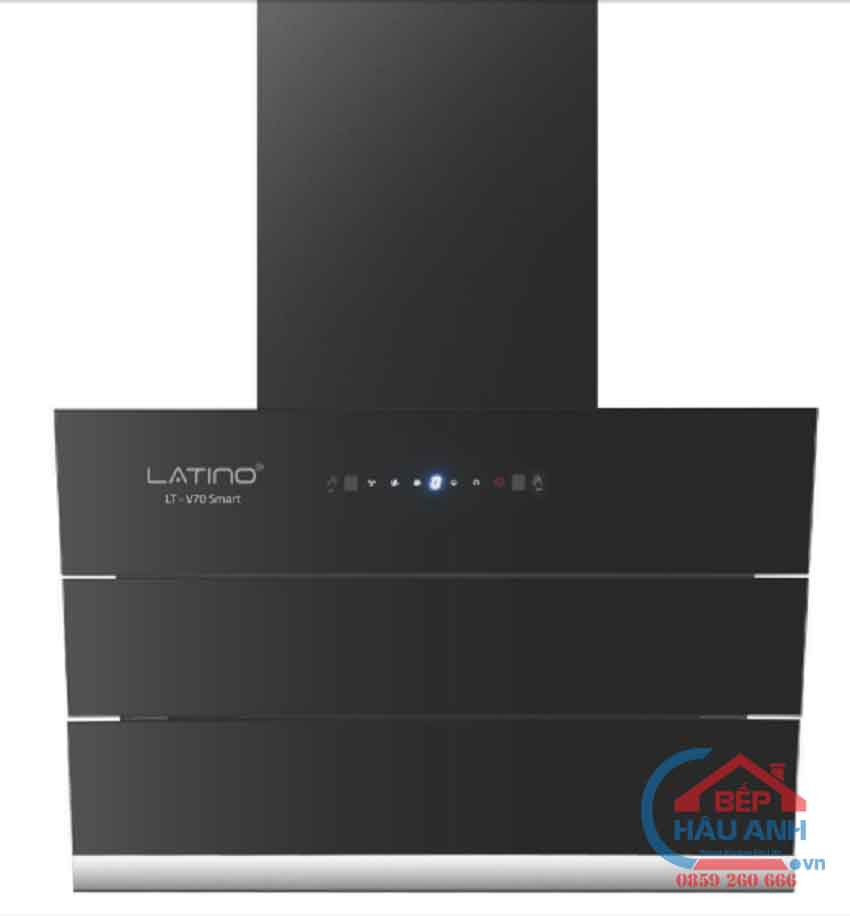 3 mẫu máy hút mùi kính vát sang trọng 6 Máy hút mùi Latino LT-V70 Smart