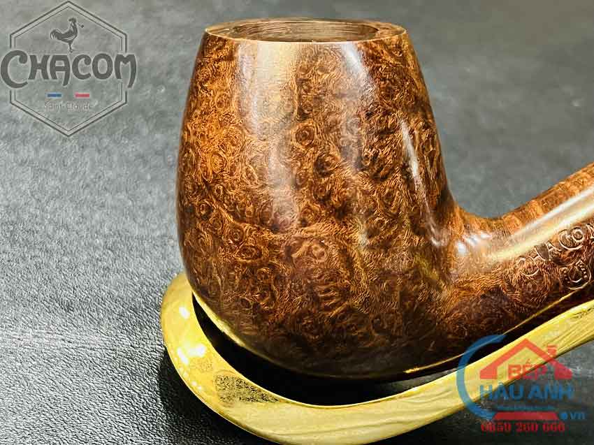 Tẩu hút thuốc lá sợi, tẩu cigar cao cấp Chacom Club No851 Tau-go-thach-nam-chong-chay